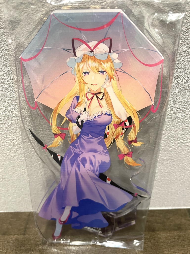 東方Project 八雲紫 アクリルフィギュア(すなめりドリル) - ドリルきっず - BOOTH