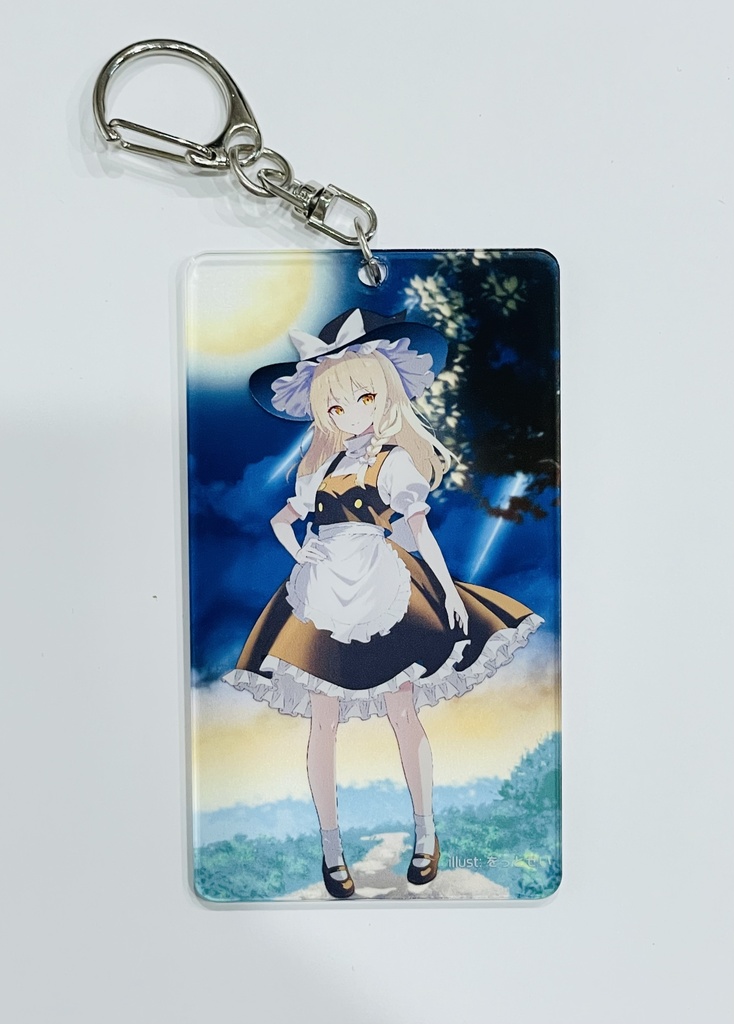 東方Project 霧雨魔理沙 アクリルキーホルダー(ハチワレキッド)