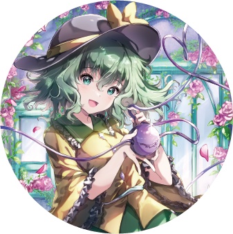 東方Project 古明地こいしA 缶バッジ57mm(ハチワレキッド)