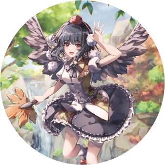 東方Project 射命丸文A 缶バッジ(ハチワレキッド)