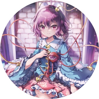 東方Project 古明地さとりA 缶バッジ(ハチワレキッド)