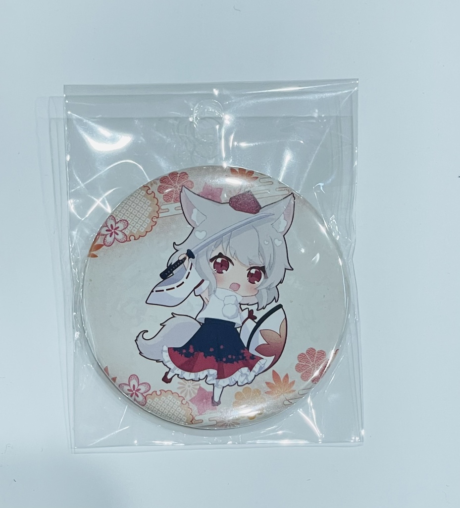 東方Project 犬走椛 缶バッジ57mm(ハチワレキッド)