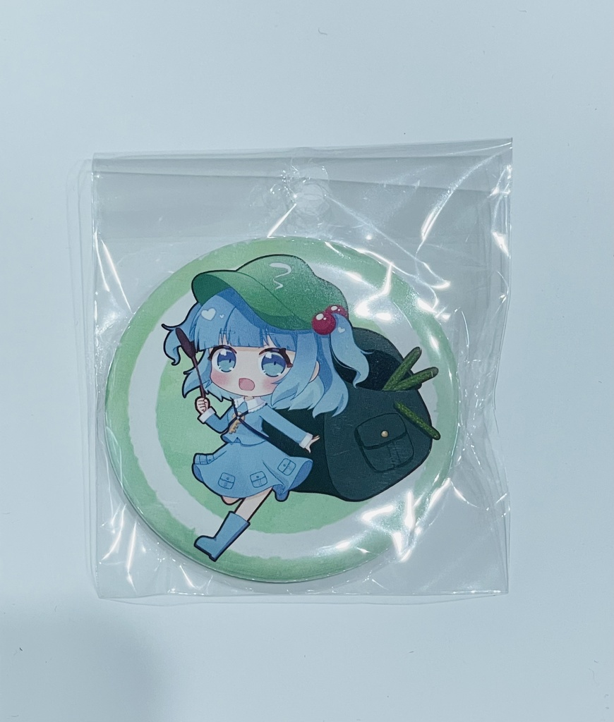 東方Project 河城にとり 缶バッジ57mm(ハチワレキッド)