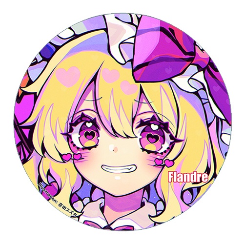東方Project フランドール・スカーレットC 缶バッジ(すなめり