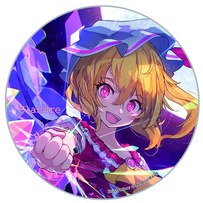 東方Project フランドール・スカーレットF 缶バッジ(すなめりドリル)