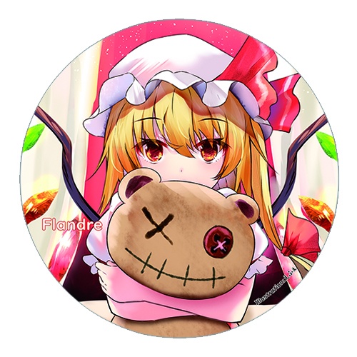 東方Project フランドール・スカーレットJ 缶バッジ(すなめりドリル)