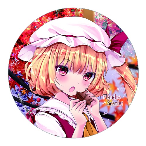 東方Project フランドール・スカーレットK 缶バッジ(すなめりドリル)
