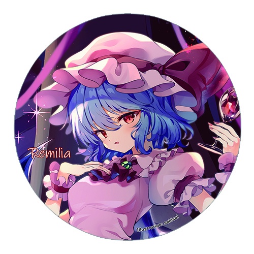 東方Project レミリア・スカーレットD 缶バッジ(すなめりドリル)