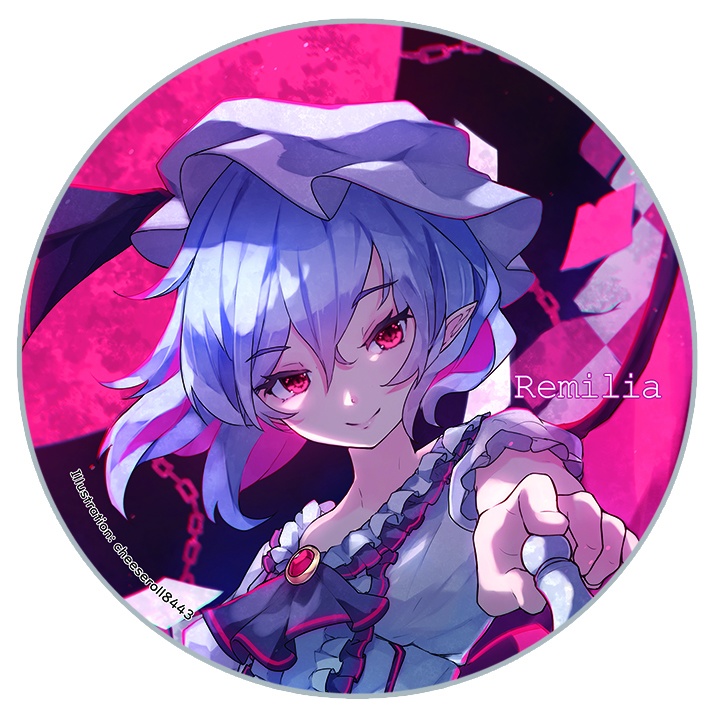 東方Project レミリア・スカーレットH 缶バッジ(すなめりドリル)