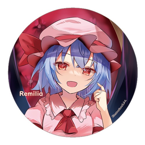 東方Project レミリア・スカーレットI 缶バッジ(すなめりドリル)
