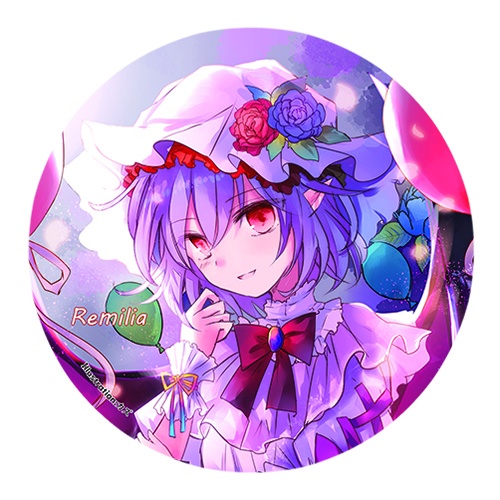 東方Project レミリア・スカーレットM 缶バッジ(すなめりドリル)