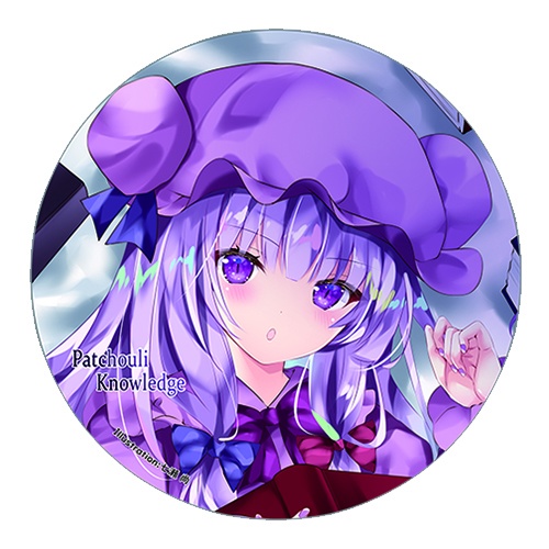 東方Project パチュリー・ノーレッジA 缶バッジ(すなめりドリル)