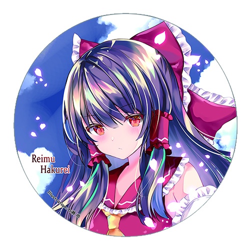 東方Project 博麗霊夢C 缶バッジ(すなめりドリル)
