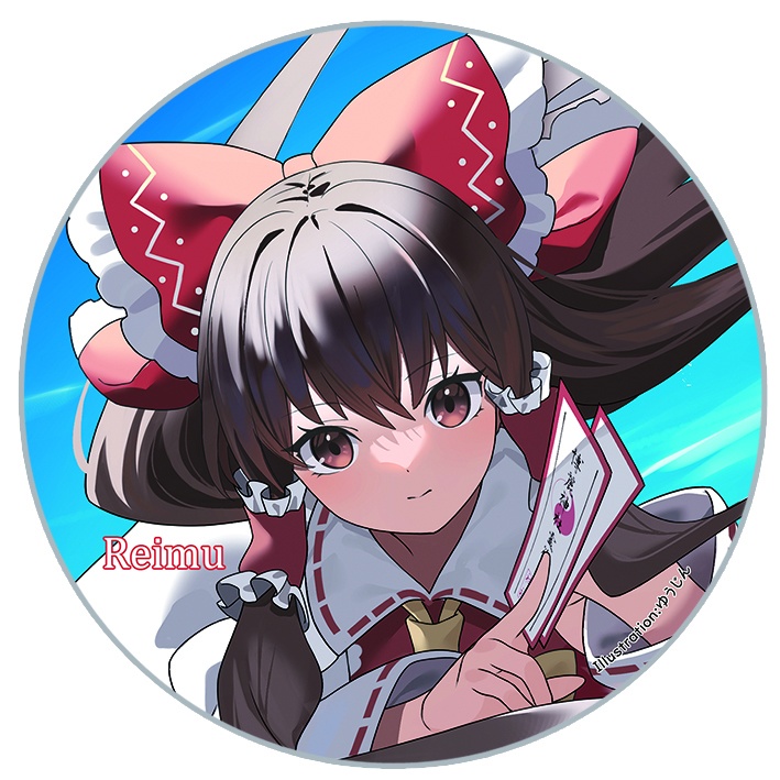 東方Project 博麗霊夢G 缶バッジ(すなめりドリル)