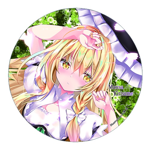 東方Project 霧雨魔理沙A 缶バッジ(すなめりドリル)