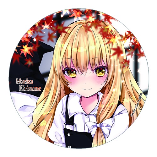 東方Project 霧雨魔理沙C 缶バッジ(すなめりドリル)