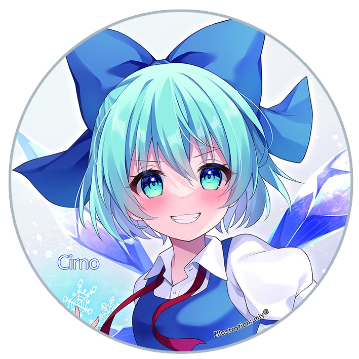 東方Project チルノA 缶バッジ(すなめりドリル)