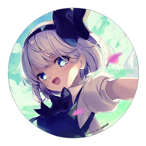 東方Project 魂魄妖夢I 缶バッジ(すなめりドリル)