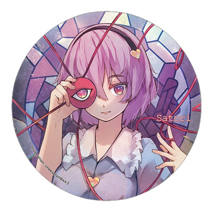 東方Project 古明地さとりC 缶バッジ(すなめりドリル)