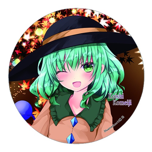 東方Project 古明地こいしH 缶バッジ(すなめりドリル)