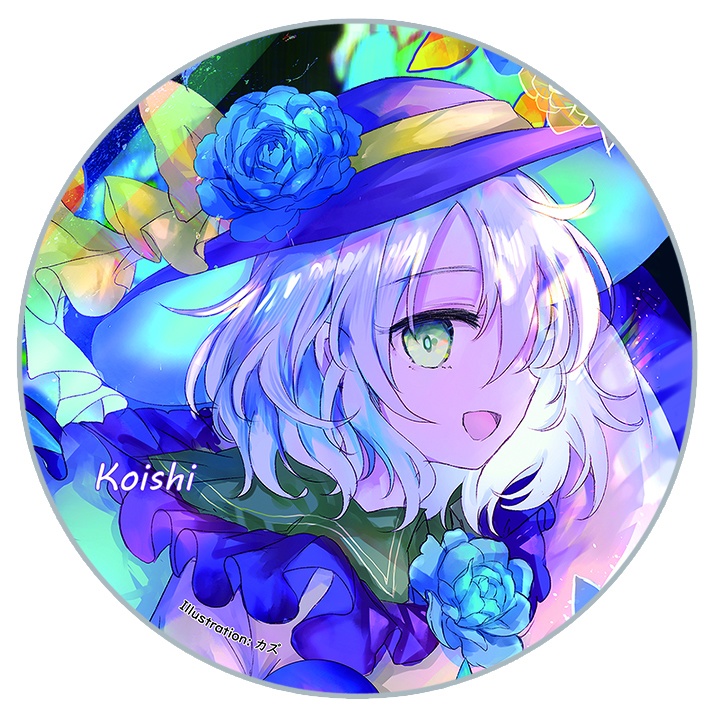 東方Project 古明地こいしF 缶バッジ(すなめりドリル)
