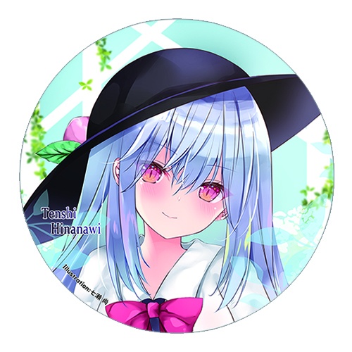 東方Project 比那名居天子B 缶バッジ(すなめりドリル)