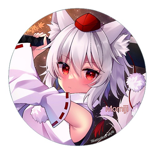東方Project 犬走椛C 缶バッジ(すなめりドリル)
