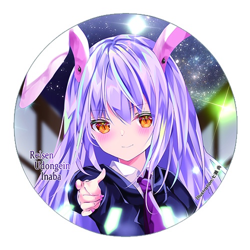 東方Project 鈴仙優曇華院イナバC 缶バッジ(すなめりドリル)