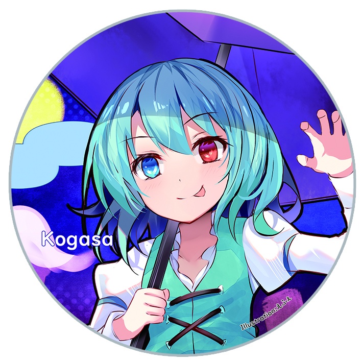 東方Project 多々良小傘 缶バッジ(すなめりドリル)