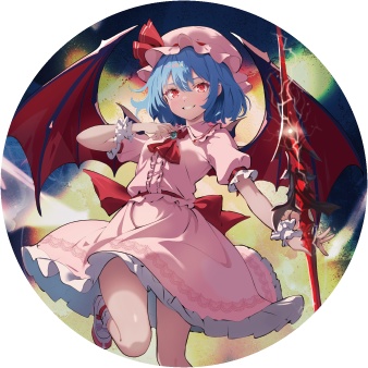 東方Project レミリア・スカーレットA 缶バッジ(ハチワレキッド)