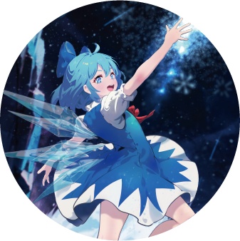 東方Project チルノA 缶バッジ(ハチワレキッド)
