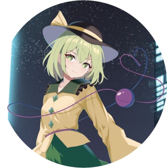 【BOOTH限定】東方Project 古明地こいしB 缶バッジ(ハチワレキッド)