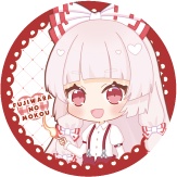 東方Project 藤原妹紅 缶バッジ(ハチワレキッド)