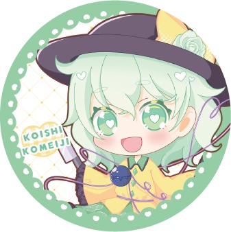 東方Project 古明地こいしC 缶バッジ(ハチワレキッド)