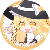 東方Project 霧雨魔理沙 缶バッジ(ハチワレキッド)