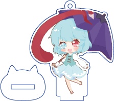 東方Project 多々良小傘 ミニアクリルフィギュア(ハチワレキッド)