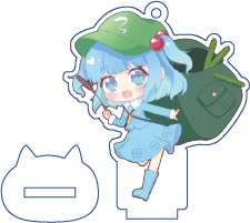 東方Project 河城にとり ミニアクリルフィギュア(ハチワレキッド)