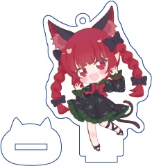 東方Project 火焔猫燐 ミニアクリルフィギュア(ハチワレキッド)