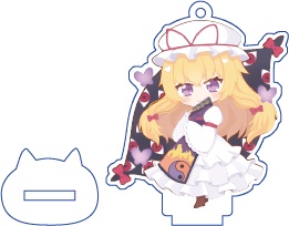 東方Project 八雲紫 ミニアクリルフィギュア(ハチワレキッド)