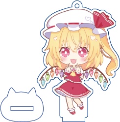 東方Project フランドール・スカーレット ミニアクリルフィギュア(ハチワレキッド)