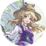 東方Project 洩矢諏訪子A 缶バッジ(ハチワレキッド)