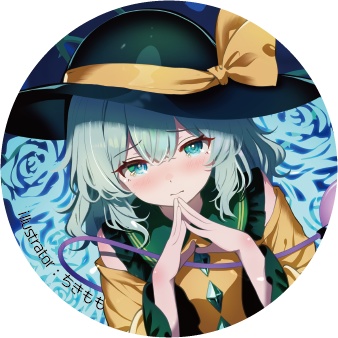 東方Project 古明地こいしD 缶バッジ(ハチワレキッド)