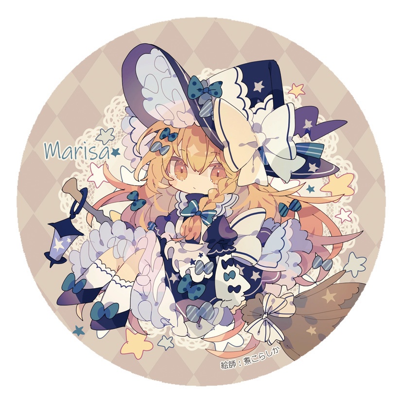 東方Project 霧雨魔理沙J 缶バッジ(すなめりドリル)