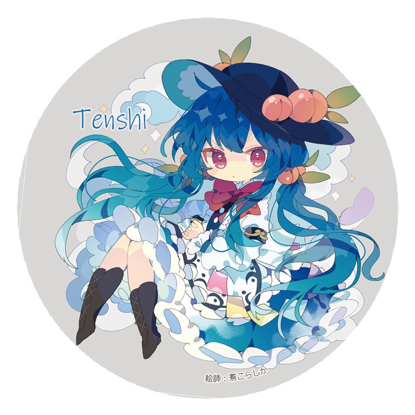 東方Project 比那名居天子G 缶バッジ(すなめりドリル)