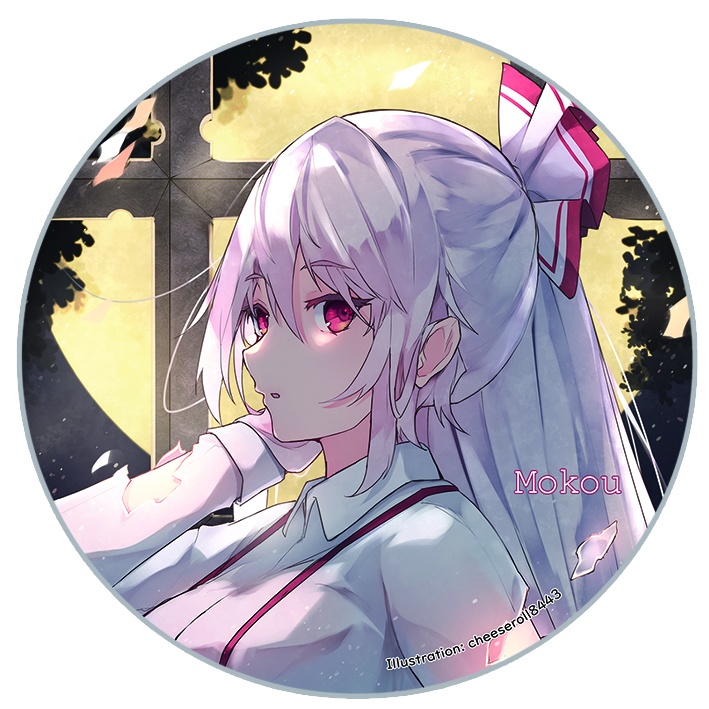 東方Project 藤原妹紅B 缶バッジ(すなめりドリル)