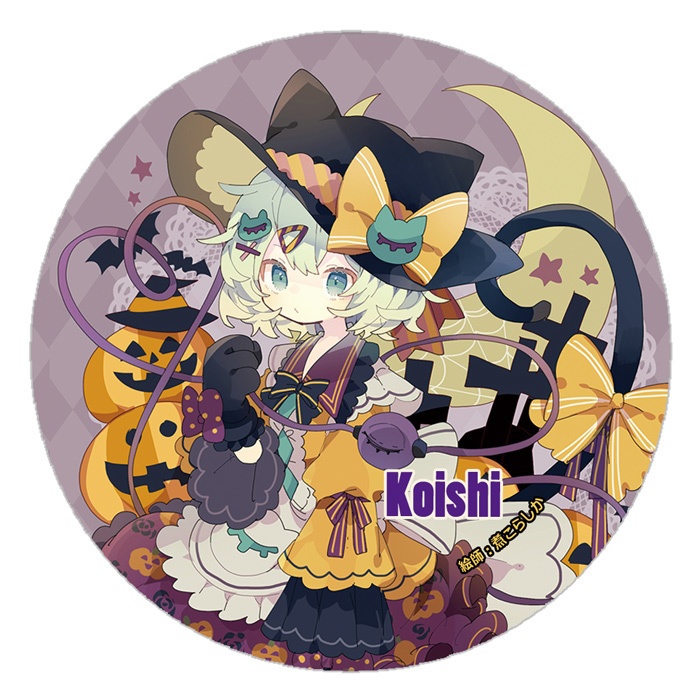 【期間限定】東方Project 古明地こいし ハロウィン缶バッジ(すなめりドリル)