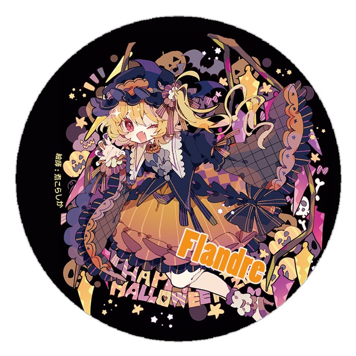 【期間限定】東方Project フランドール・スカーレット ハロウィン缶バッジ(すなめりドリル)
