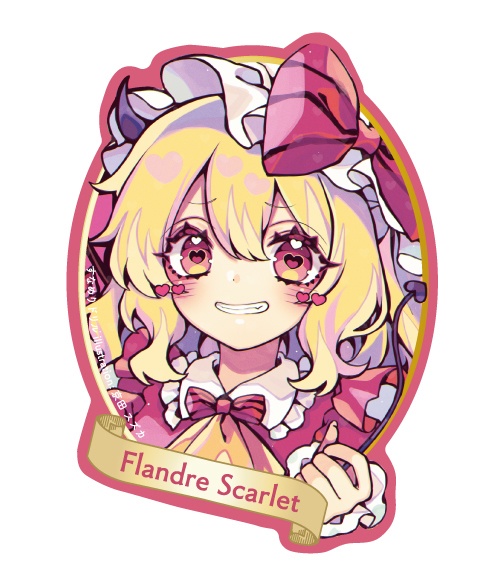 東方Project フランドール・スカーレットC ステッカー(すなめりドリル)