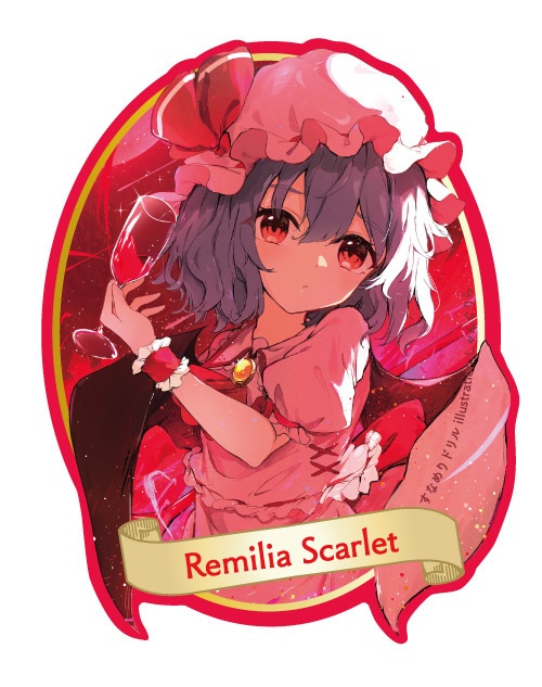 東方Project レミリア・スカーレットA ステッカー(すなめりドリル)