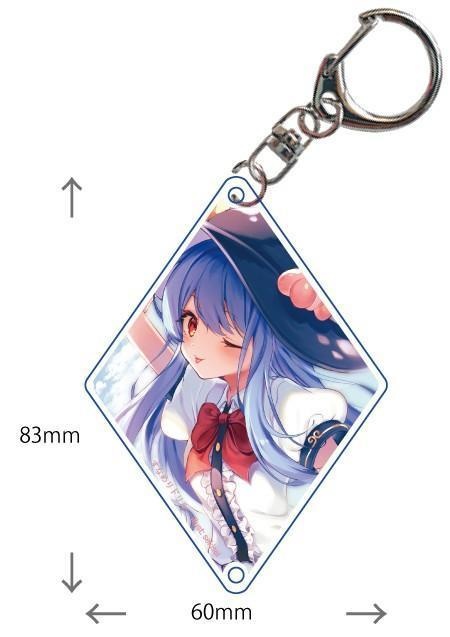 東方Project 比那名居天子B アクリルキーホルダー(すなめりドリル)